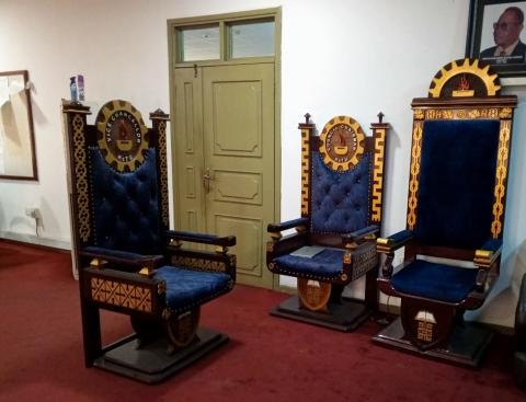 Designing and Construction of Ceremonial Seats for Chancellor, Vice Chancellor and Council Chairman